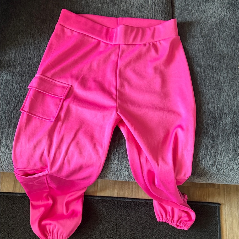 Bright Pink Jogger Pants